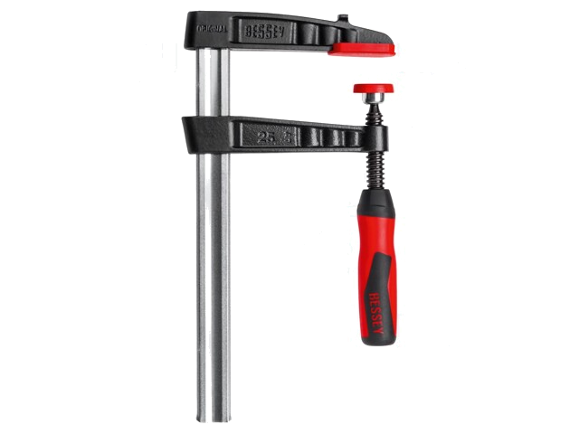 Lijmklem; ruwijzer; met handgreep; Klembereik: max.250mm; D: 100mm Lijmklem; ruwijzer; met handgreep; Klembereik: max.250mm; D: 100mm